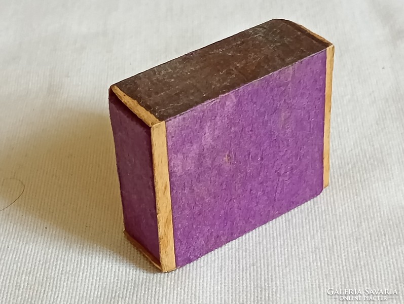 Old wooden matchbox 4.5x3.5x1.5cm