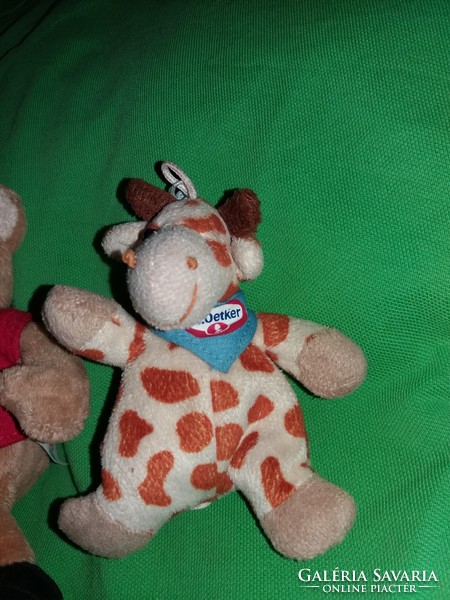 Retro toy multi companies advertising figua tesco dr.Oetker media plush package 4 in one according to the pictures