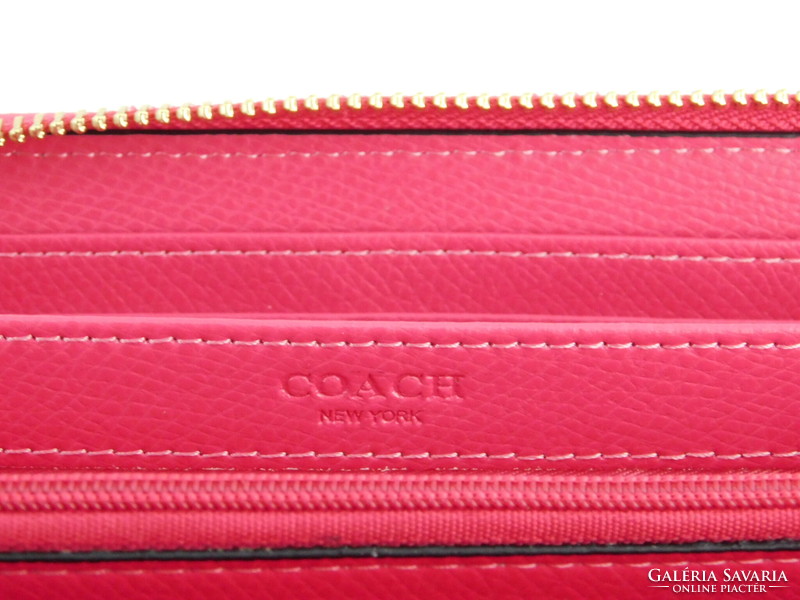 Coach - signature - zipper wallet