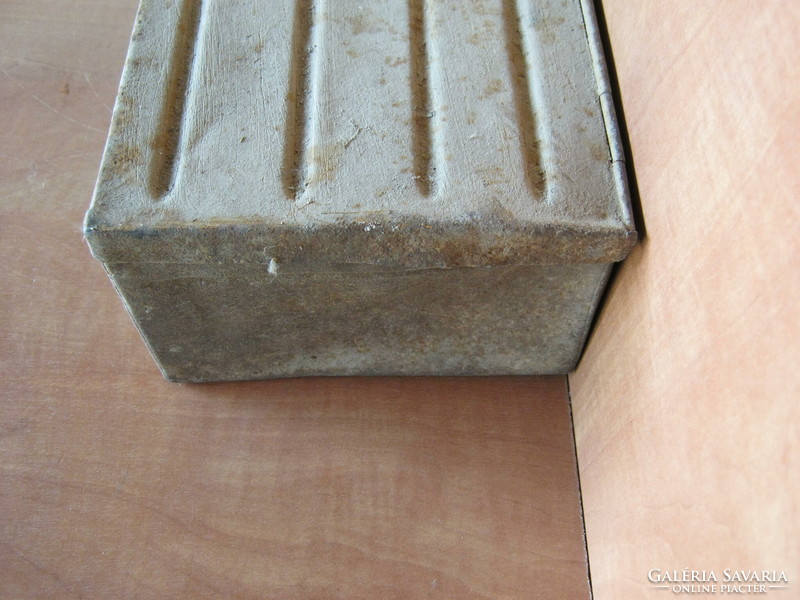 Pallet old military metal ammunition chest
