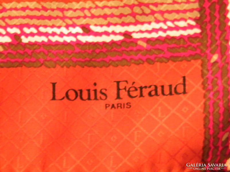 Vintage louis feraud silk shawl, scarf