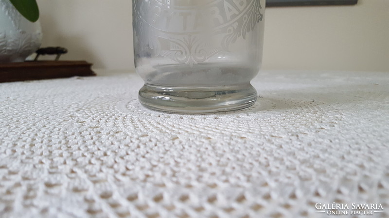 Antique artesian salt water bottle