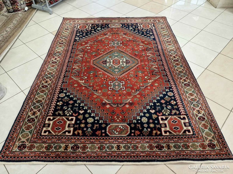 Hand-knotted 170x230 cm wool Persian rug bfz634