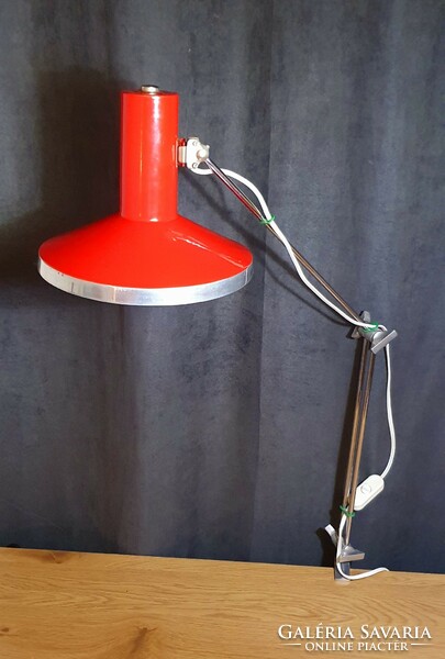 Retro Szarvasi asztali lámpa 60-as évek - asztallapra szerelhető