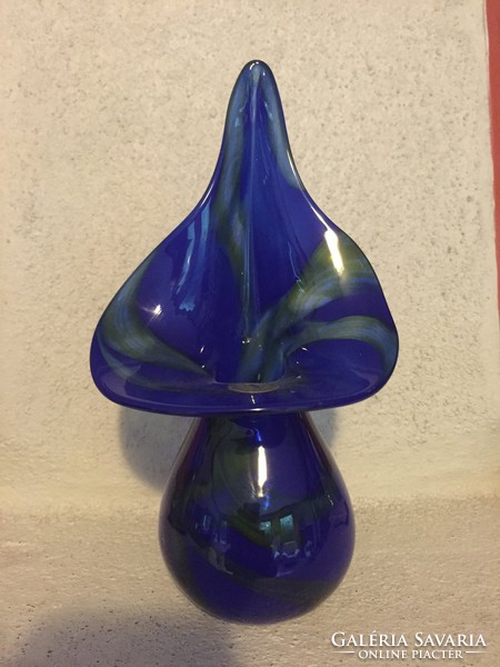 signed glass vase from malta (hc)