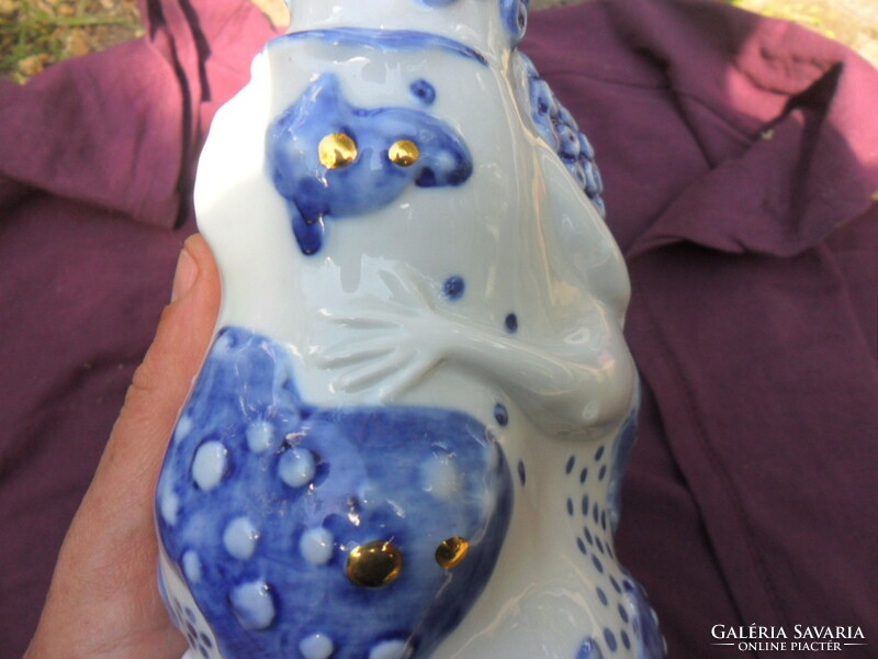 Török János Zsolnay kettős krumpli figurája