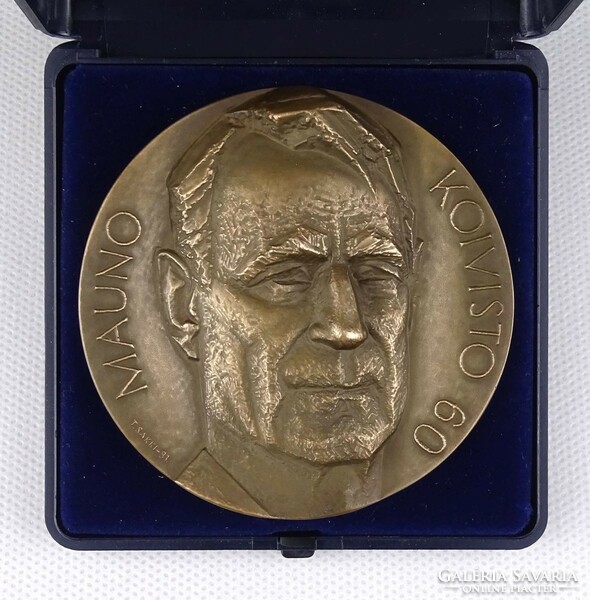 1R436 t. Sakki: mauno koivisto commemorative medal of the President of the Republic of Finland in a gift box