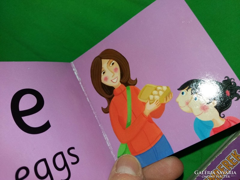 Három darab - 2 angol -1 magyar nyelvű baba gyermek oktató képes könyv EGYBEN a képek szerint