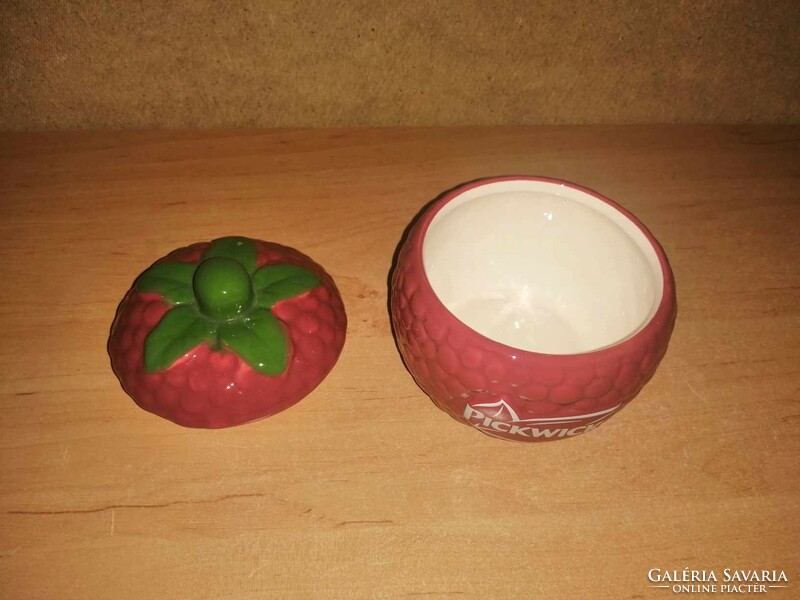 Old pickwick raspberry-shaped sugar bowl (20/k)