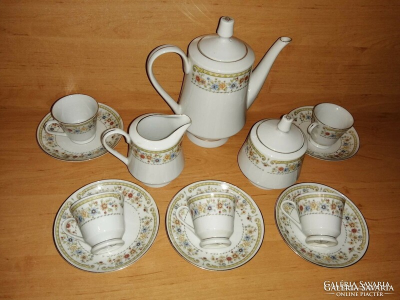 Chinese porcelain coffee set for 5 (31/d)
