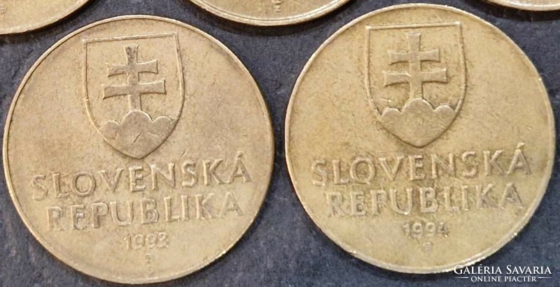 Szlovákia 10 korona LOT 8DB