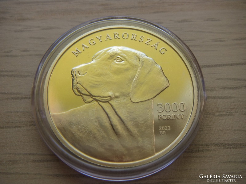 3000 HUF Transylvanian Hound 2023 non-ferrous metal commemorative medal in closed unopened capsule