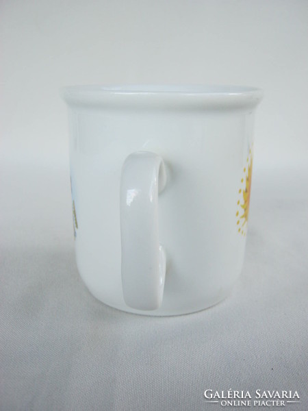Thun porcelain children's mug with Little Mole fairy tale pattern