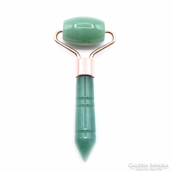 Precious stone mini facial roller with 6 types of minerals