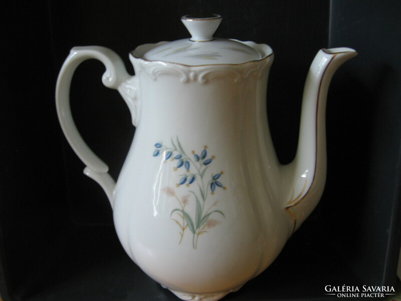 Retro romantic ddr triptych porcelain tea pot, jug