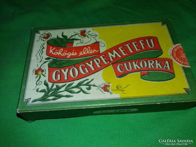 Old Békési honey medicinal peppermint candy box in good condition as shown in the pictures
