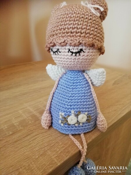 Hand crocheted spring fairy