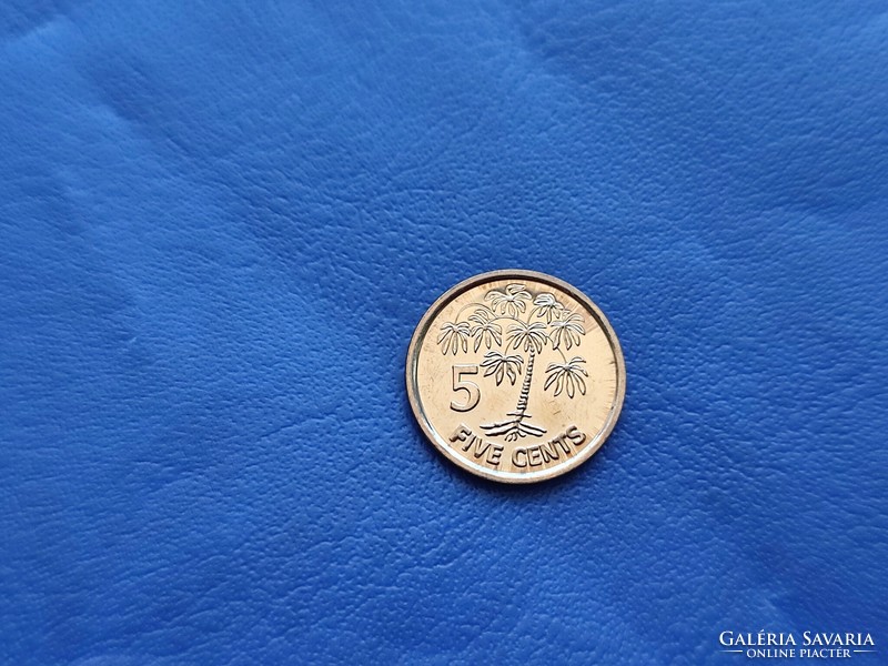 Seychelles / Seychelles 5 cent / five cent 2012 palm tree! Rare! Ouch!