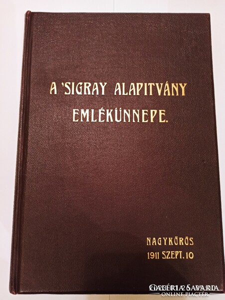 Commemoration of the Sigray Foundation 1912, signed