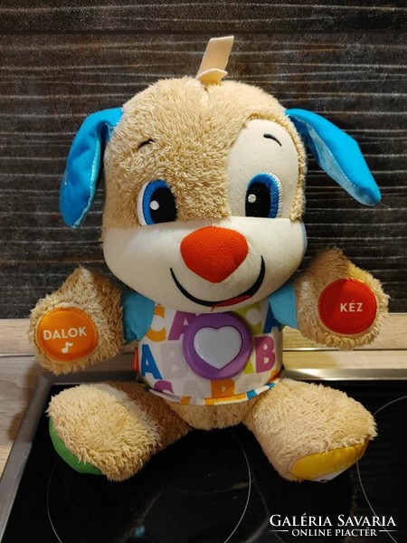 Fisher price interactive learning Hungarian speaking dog approx. 30 Cm