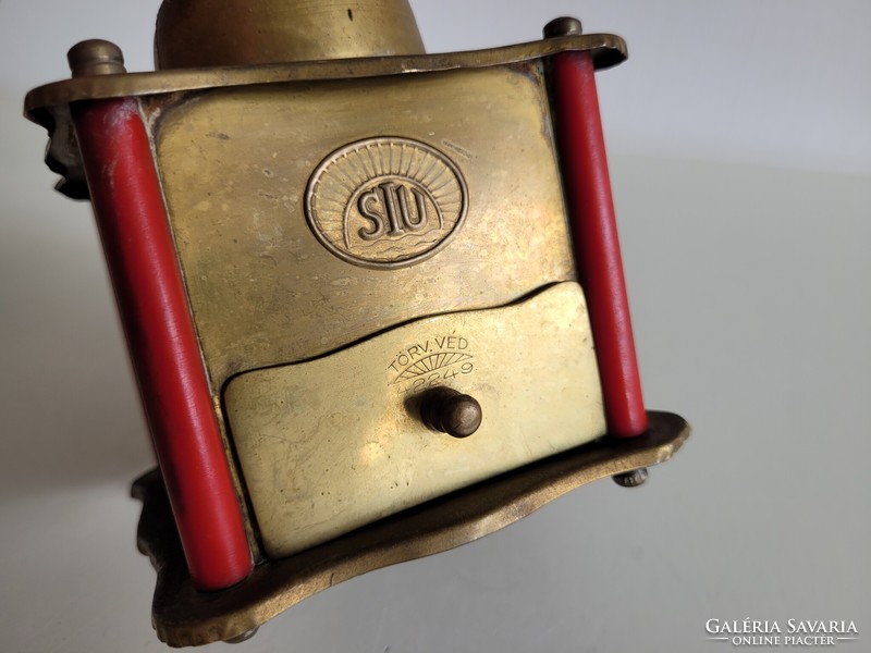 Old antique copper coffee grinder siu hand grinder