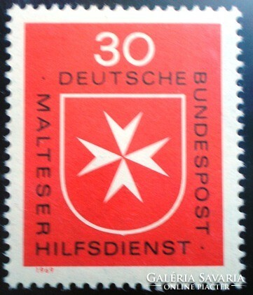 N600 / Németország 1969 Máltai Segélyszervezet bélyeg postatiszta