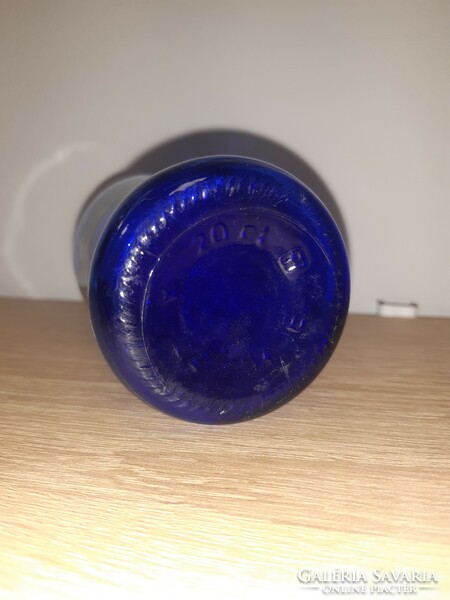 Old blue (pharmacy?) bottle