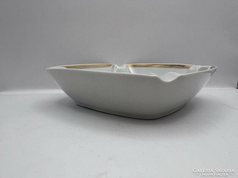 Hollóháza porcelain ashtray, 15 cm in size. 5072