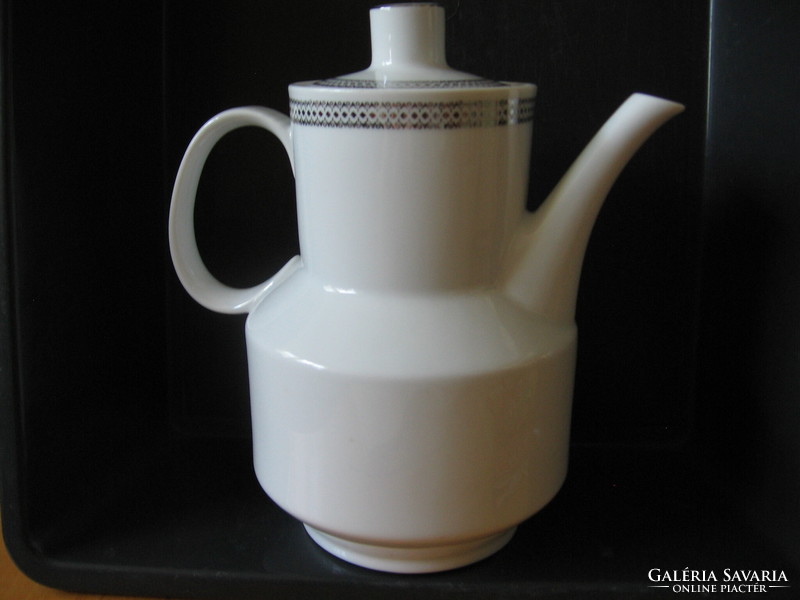 Retro silver decorated teapot, coffee pot, jug, winterling markleuthen