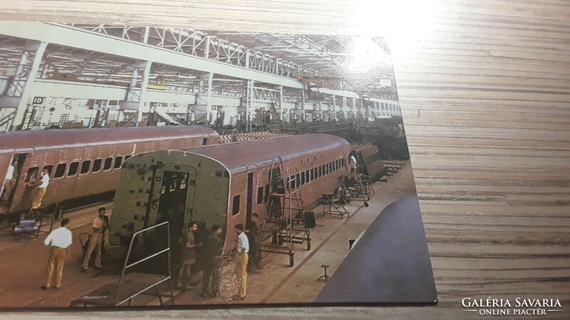 India- a factory making railway cars.