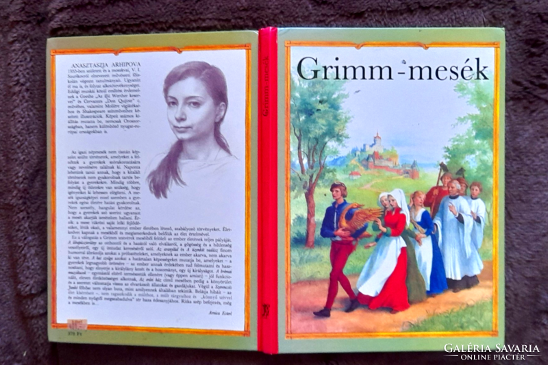 Régi Grimm mesék mesekönyv 1992