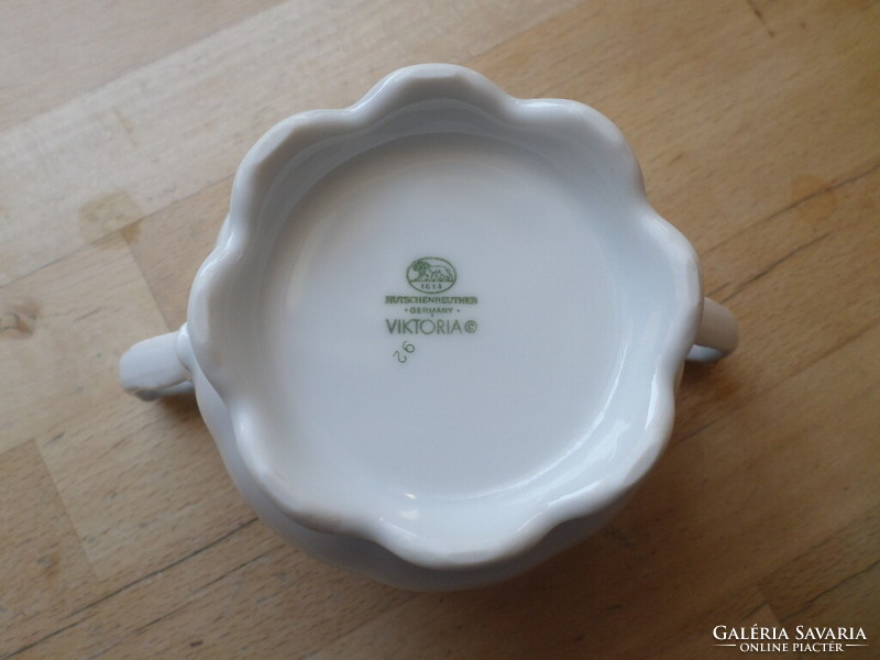 Hutschenreuther bavaria viktoria porcelain sugar bowl - without lid