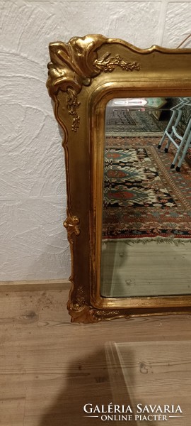 Antik biedermeier tükör 90X70cm