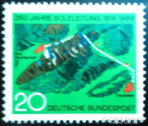 N602 / Németország 1969 Sókészítés bélyeg postatiszta