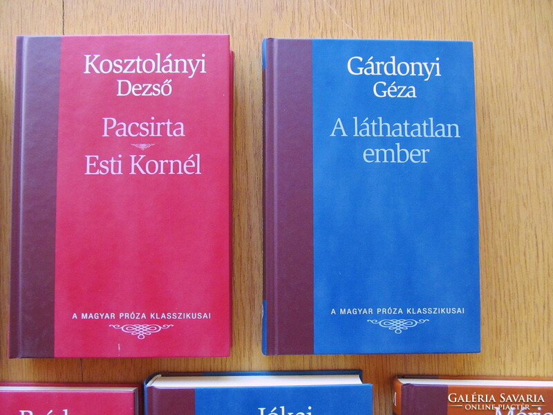 Classics of Hungarian prose: gyula krúdy, mór jókai, géza gárdonyi, kálmán mikszáth, margit kaffka