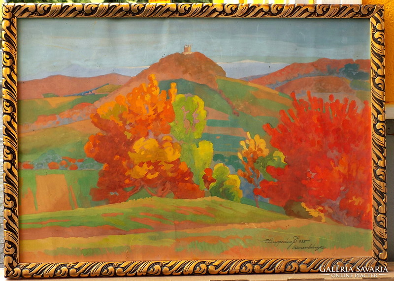 Selmecbánya landscape 1935, guaranteed original, with invoice