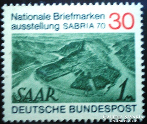 N619 / Németország 1970 "SABRIA'70 " bélyegkiállítás bélyeg postatiszta