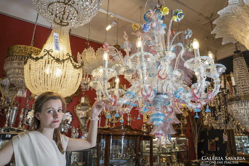 Ca'rezzonico chandelier - handmade Murano glass