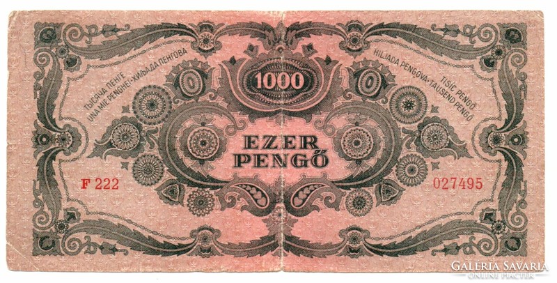 1,000 Pengő 1945