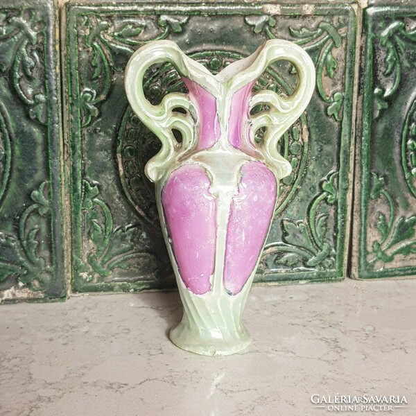 Szecessziós kis ibolya váza