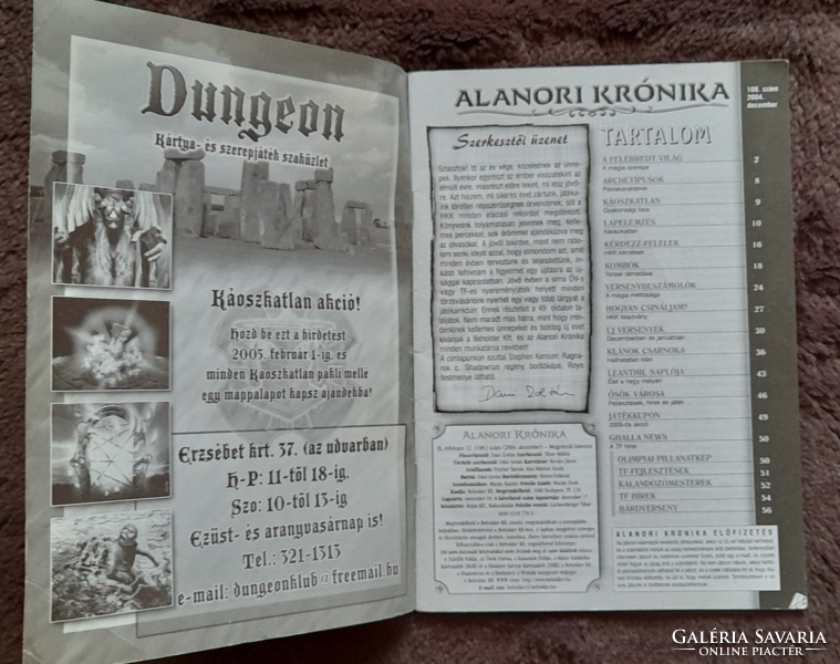 Alanori Krónika szerepjáték magazin 2004.december