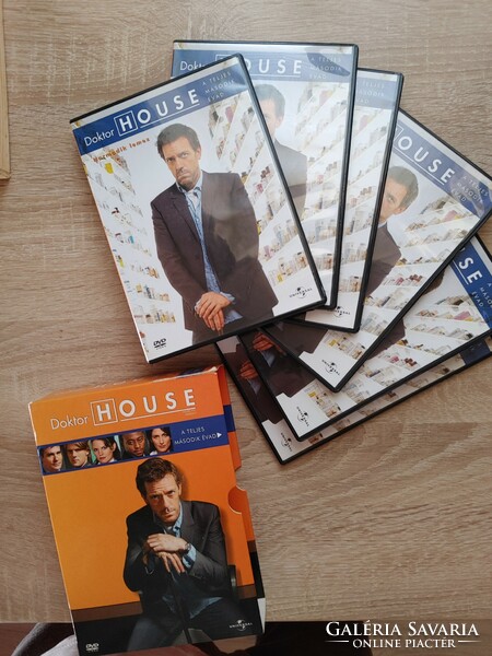 Doktor House teljes 2. Évad (6 DVD) Hugh Laurie, Lisa Edelstein, Rober  -magyar