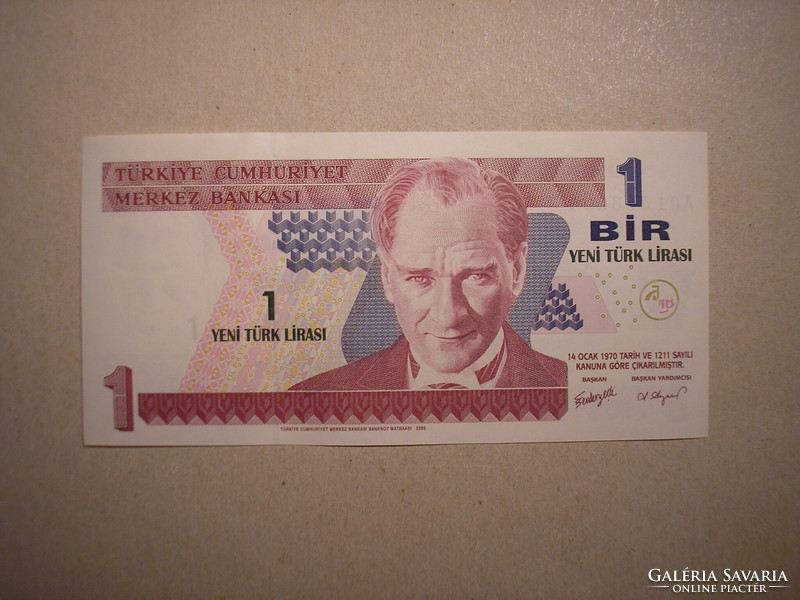 Törökország - 1 Lira 2005 UNC