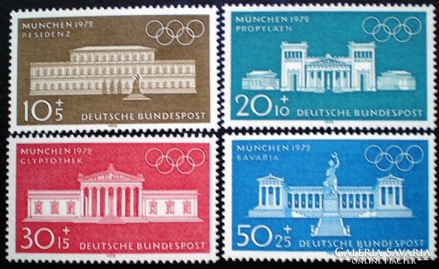 N624-7 / Germany 1970 Olympics Munich stamp series postal clerk