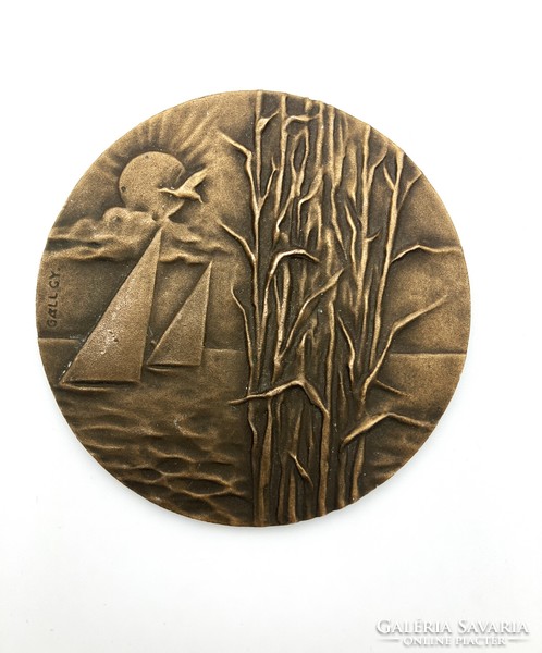 20 years of the Venice lake management committee - double-sided bronze commemorative medal, 1977