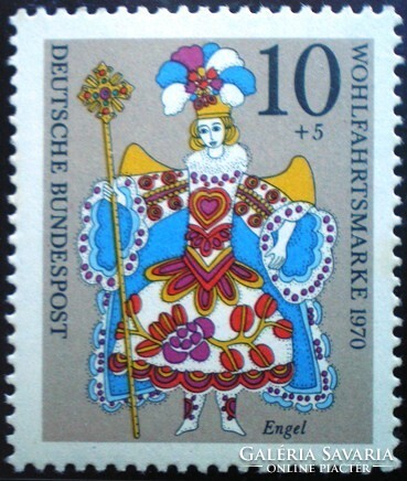 N655 / Germany 1970 Christmas stamp postal clear