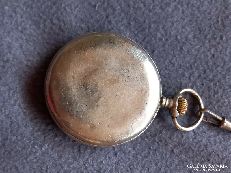 Old omega pocket watch + chain. It works!!!