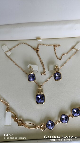 Afrodite bijou fashion jewelry ring earrings necklace pendant set