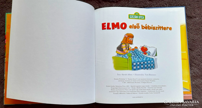 Sarah Albee:  Elmo első bébiszittere - Szezám utca, mesekönyv