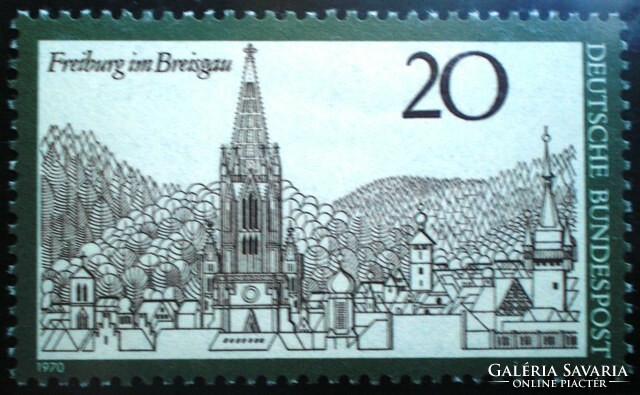 N654 / Németország 1970 Idegenforgalom bélyeg postatiszta
